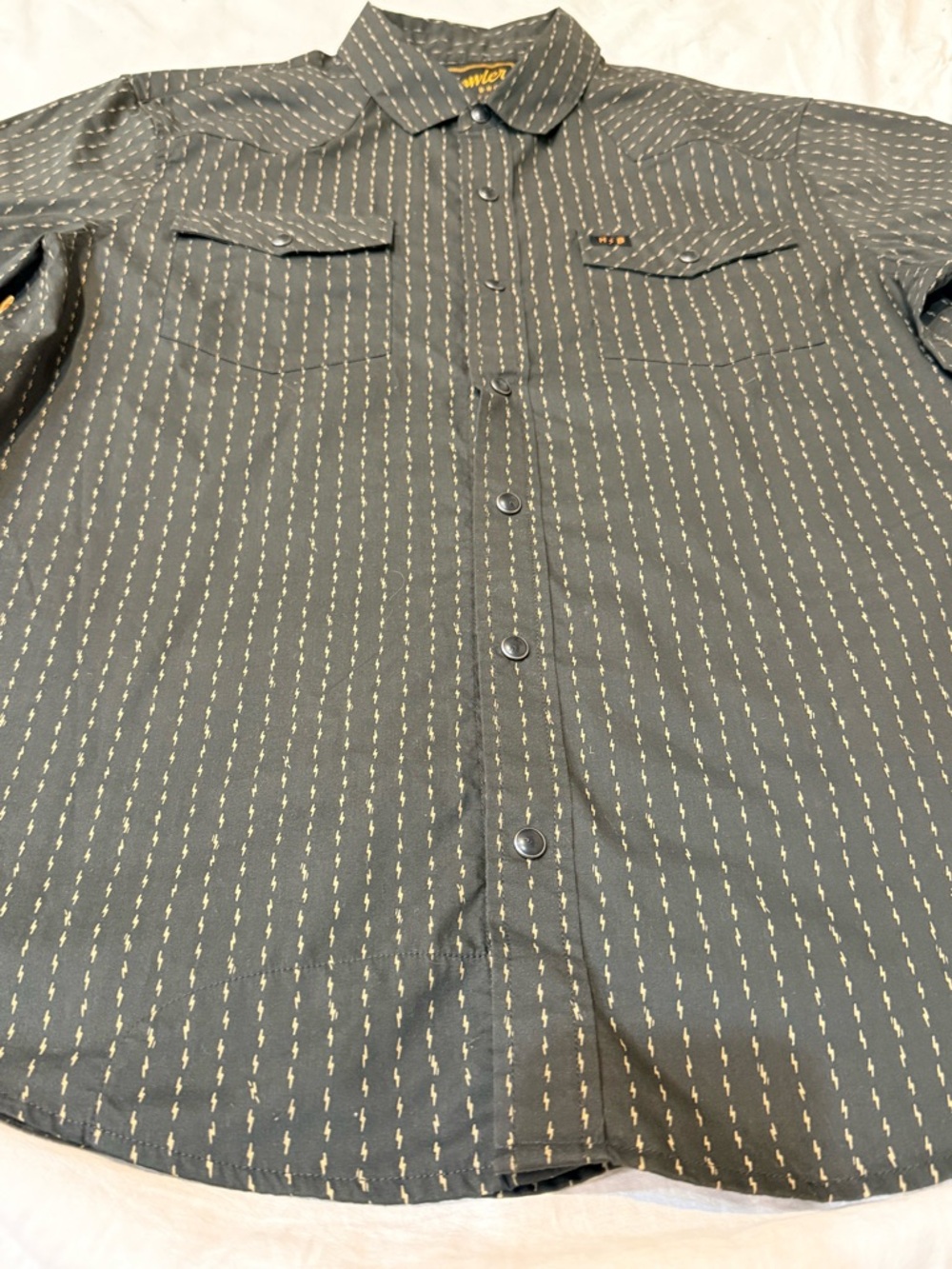 Howler Brothers - Lighting Bolts H bar B Shirt - size MEDIUM - NWT - Picture 6 of 10